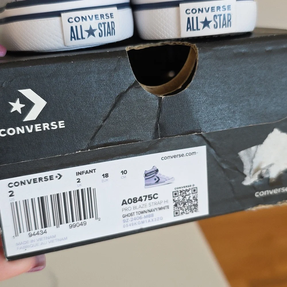 NEW Converse All Star Pro Blaze High Tops- Size 2 Infant